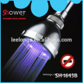 Colorfull led flashing shower head light without battery
